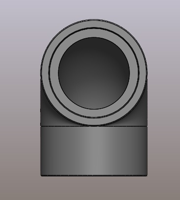 UPVC 90°弯头(DN40)的模型缩略图